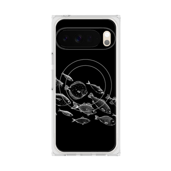 Premium Square Case with Pixelsnap［ Coexist No.2 - Black ］