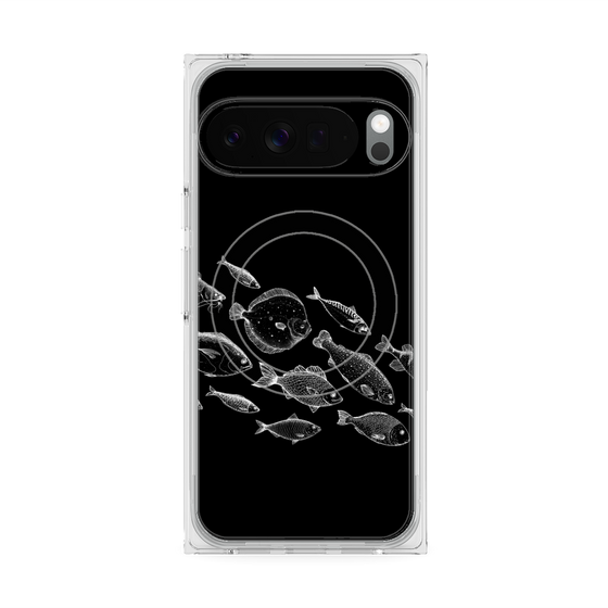 Premium Square Case with Pixelsnap［ Coexist No.2 - Black ］
