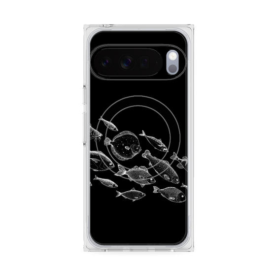 Premium Square Case with Pixelsnap［ Coexist No.2 - Black ］