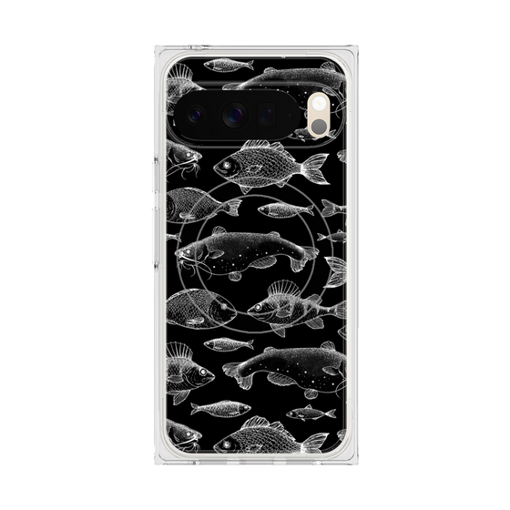 Premium Square Case with Pixelsnap［ Coexist No.3 - Black ］