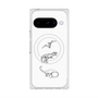 Premium Square Case with Pixelsnap［ Dinosaurs No.1 - White ］