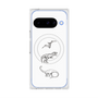 Premium Square Case with Pixelsnap［ Dinosaurs No.1 - White ］