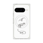 Premium Square Case with Pixelsnap［ Dinosaurs No.1 - White ］