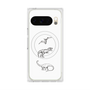 Premium Square Case with Pixelsnap［ Dinosaurs No.1 - White ］