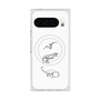 Premium Square Case with Pixelsnap［ Dinosaurs No.1 - White ］