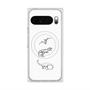Premium Square Case with Pixelsnap［ Dinosaurs No.1 - White ］