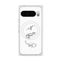 Premium Square Case with Pixelsnap［ Dinosaurs No.1 - White ］