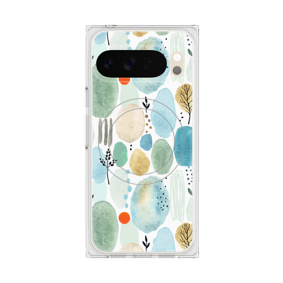 Premium Square Case with Pixelsnap［ Nordic Watercolor - 05 ］