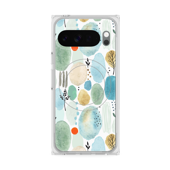 Premium Square Case with Pixelsnap［ Nordic Watercolor - 05 ］