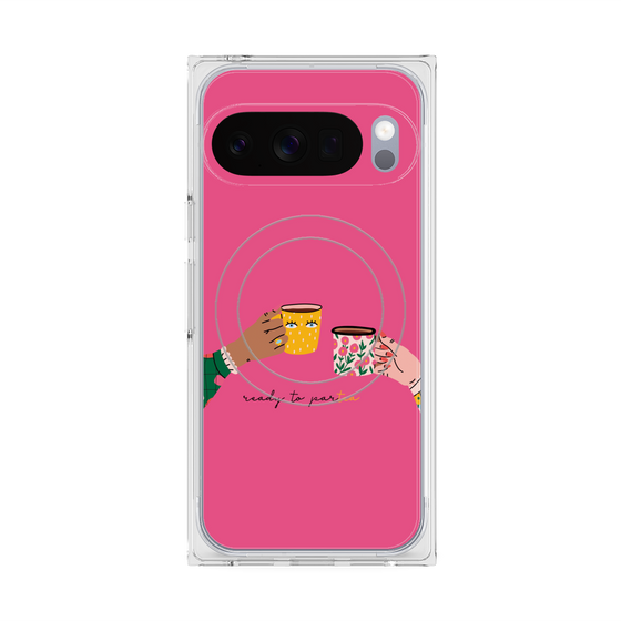 Premium Square Case with Pixelsnap［ Teatime - Pink ］