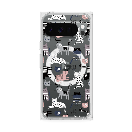 Premium Square Case with Pixelsnap［ Funny Cats - 03 ］