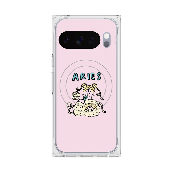 Premium Square Case with Pixelsnap［ Aries ］