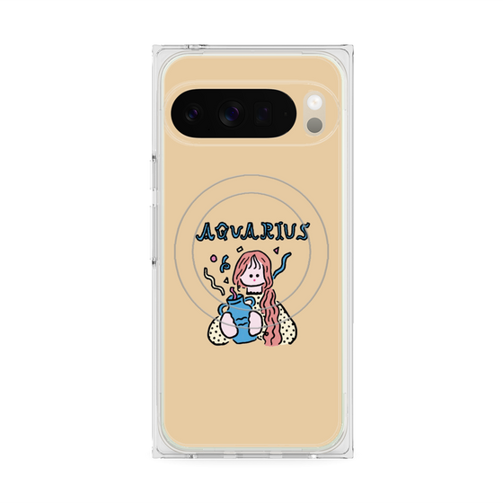 Premium Square Case with Pixelsnap［ Aquarius ］