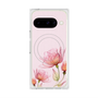 Premium Square Case with Pixelsnap［ Natural Flower - Pink ］