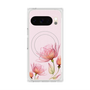 Premium Square Case with Pixelsnap［ Natural Flower - Pink ］