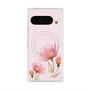 Premium Square Case with Pixelsnap［ Natural Flower - Pink ］