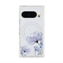 Premium Square Case with Pixelsnap［ Natural Flower - blue ］
