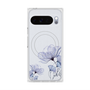 Premium Square Case with Pixelsnap［ Natural Flower - blue ］