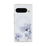 Premium Square Case with Pixelsnap［ Natural Flower - blue ］