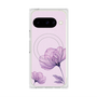 Premium Square Case with Pixelsnap［ Natural Flower - Purple ］
