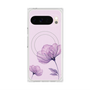 Premium Square Case with Pixelsnap［ Natural Flower - Purple ］