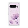 Premium Square Case with Pixelsnap［ Natural Flower - Purple ］