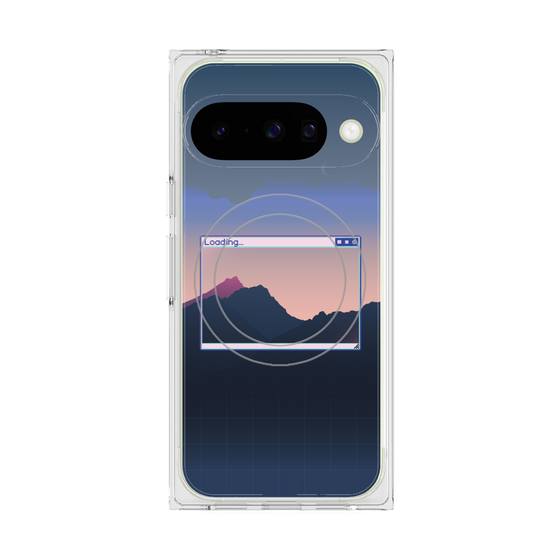 Premium Square Case with Pixelsnap［ Mountain ］