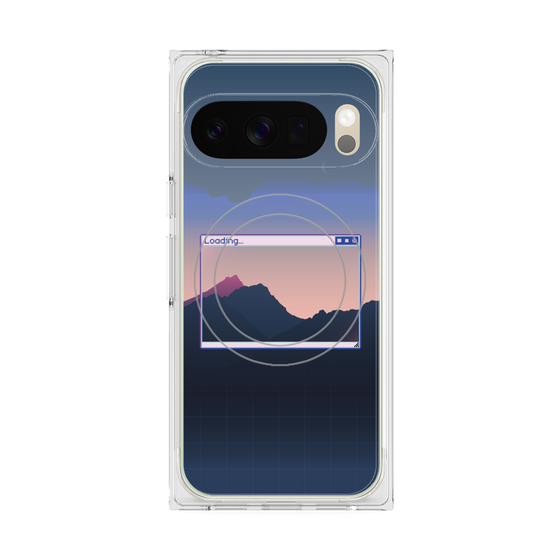 Premium Square Case with Pixelsnap［ Mountain ］