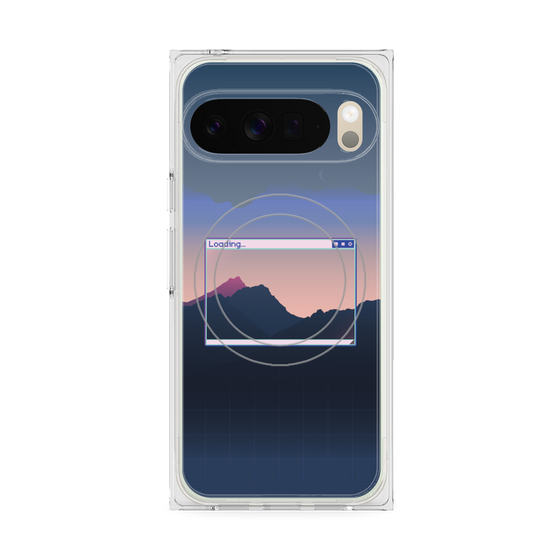 Premium Square Case with Pixelsnap［ Mountain ］