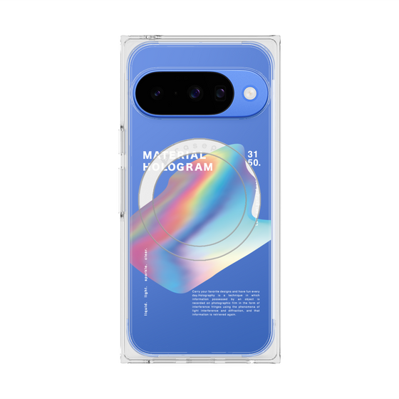 Premium Square Case with Pixelsnap［ Liquid Blue ］