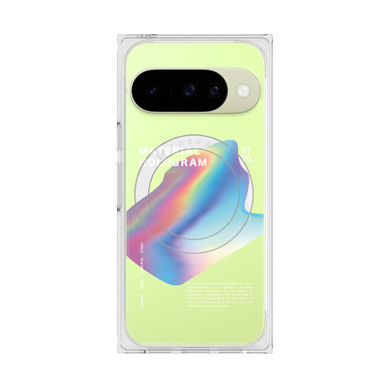 Premium Square Case with Pixelsnap［ Liquid Blue ］