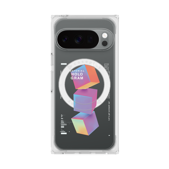 Premium Square Case with Pixelsnap［ Cube×3 ］