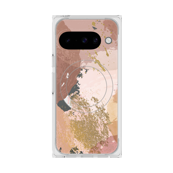 Premium Square Case with Pixelsnap［ Champagne pink ］