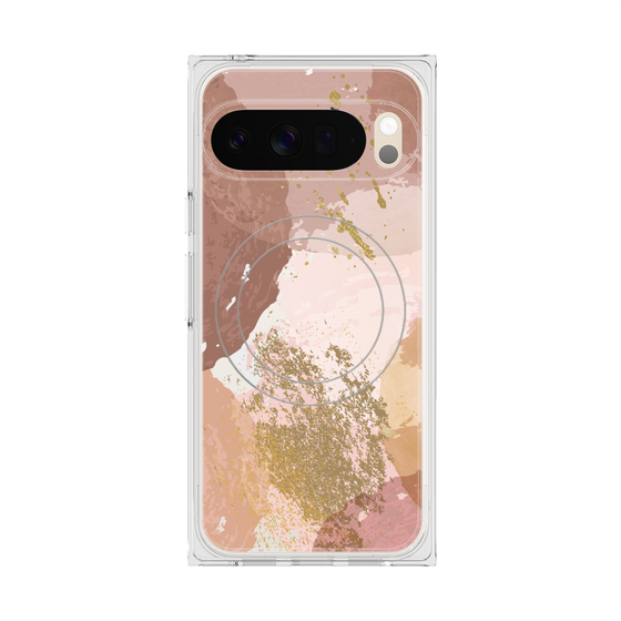 Premium Square Case with Pixelsnap［ Champagne pink ］