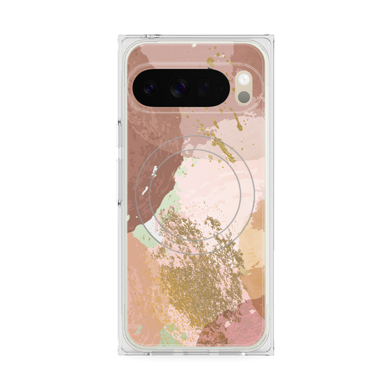 Premium Square Case with Pixelsnap［ Champagne pink ］