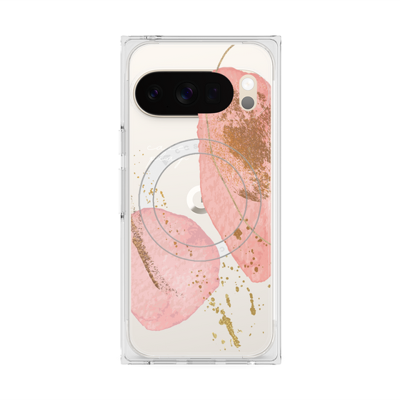 Premium Square Case with Pixelsnap［ Romantic pink ］