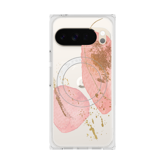 Premium Square Case with Pixelsnap［ Romantic pink ］