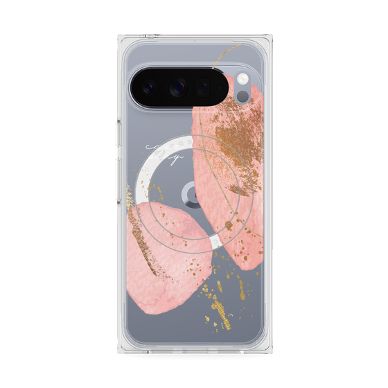 Premium Square Case with Pixelsnap［ Romantic pink ］