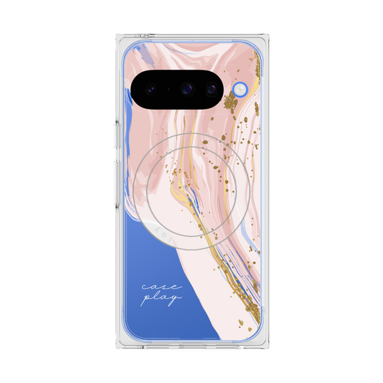 Premium Square Case with Pixelsnap［ Melting pink ］