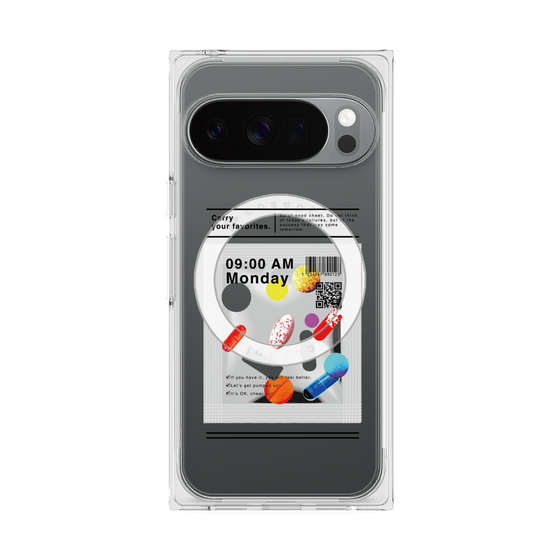 Premium Square Case with Pixelsnap［ 9:00 AM Monday ］