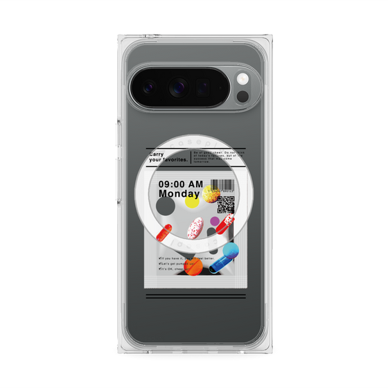 Premium Square Case with Pixelsnap［ 9:00 AM Monday ］