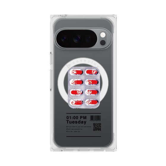 Premium Square Case with Pixelsnap［ 01:00 PM Tuesday ］