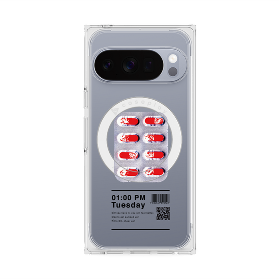 Premium Square Case with Pixelsnap［ 01:00 PM Tuesday ］