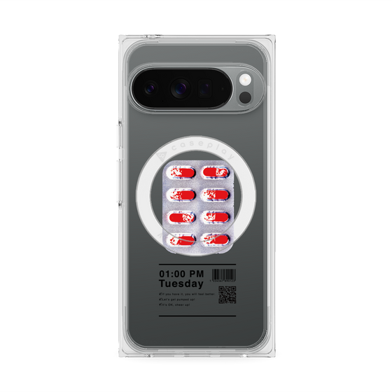 Premium Square Case with Pixelsnap［ 01:00 PM Tuesday ］