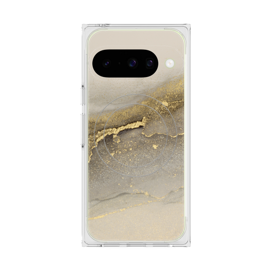 Premium Square Case with Pixelsnap［ Marble Gray ］