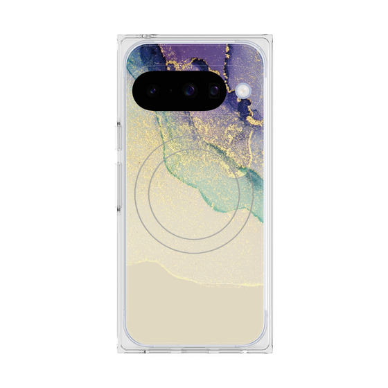 Premium Square Case with Pixelsnap［ Marble Purple ］