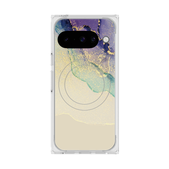 Premium Square Case with Pixelsnap［ Marble Purple ］