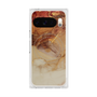 Premium Square Case with Pixelsnap［ Marble Brown ］