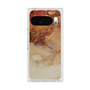 Premium Square Case with Pixelsnap［ Marble Brown ］