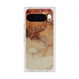 Premium Square Case with Pixelsnap［ Marble Brown ］